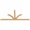 Ekena Millwork Richland Timber Gable Bracket, Western Red Cedar, 84"W x 42"H x 1 1/2"D x 3 1/2"F, 12/12 Pitch GBW084X42X0204RIC00SWR - alternate 4